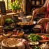 Homestyle Indian Kadai Cooking with Fresh Spices and Rotis - Kanhaji Masale